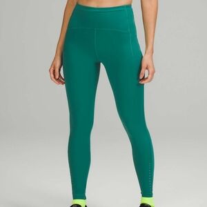 Lululemon Swift Speed High-Rise Tight 28" Teal Lagoon Leggings Size 4 Lycra